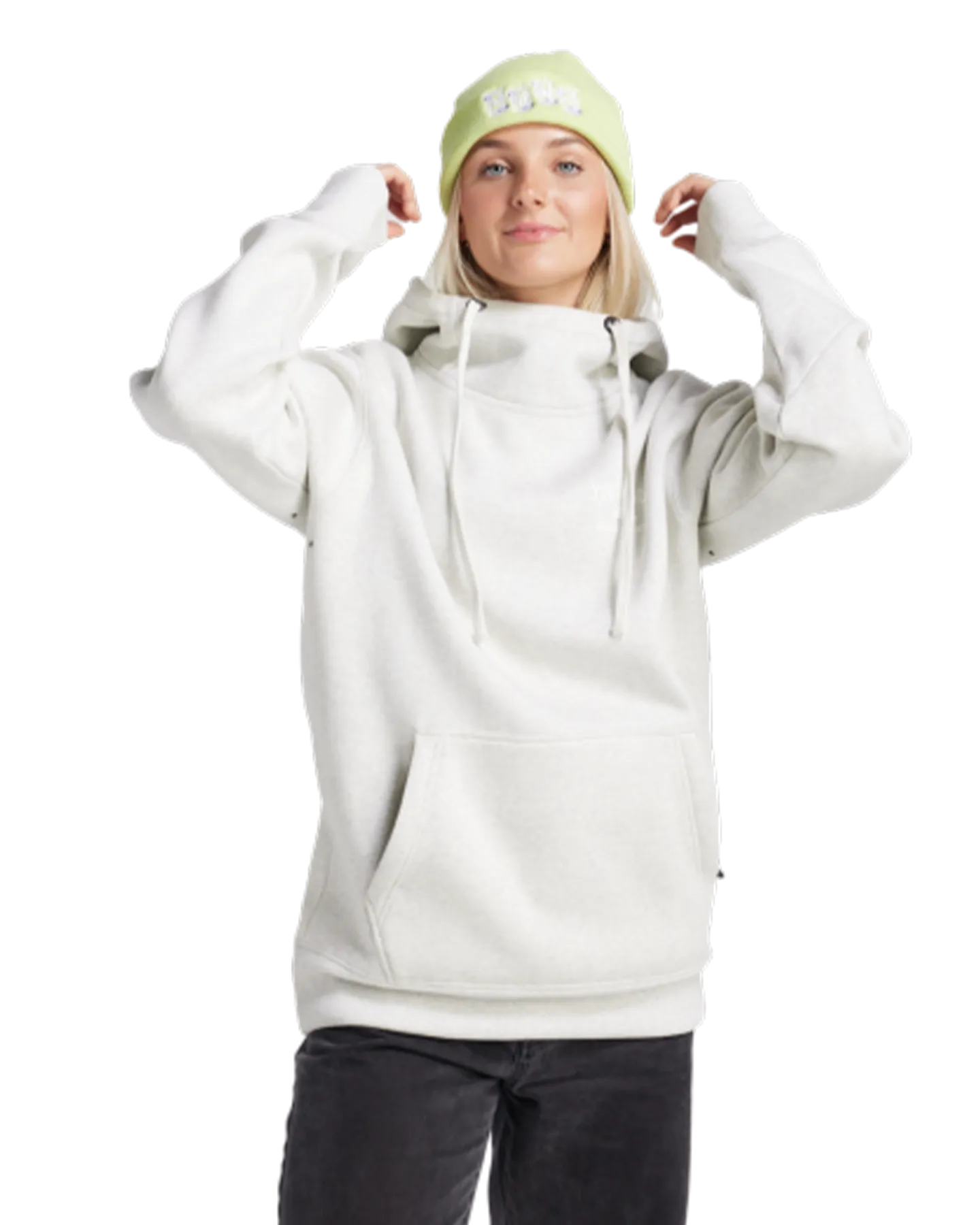 Yuki Threads Loop Shred Hoodie - Snow Marle