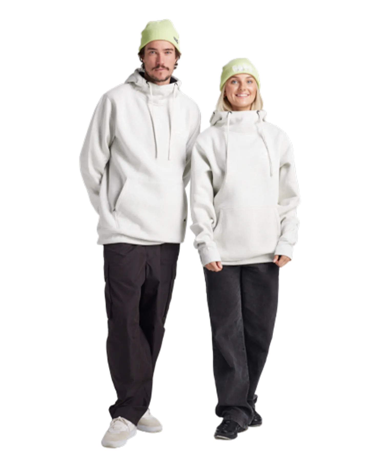 Yuki Threads Loop Shred Hoodie - Snow Marle