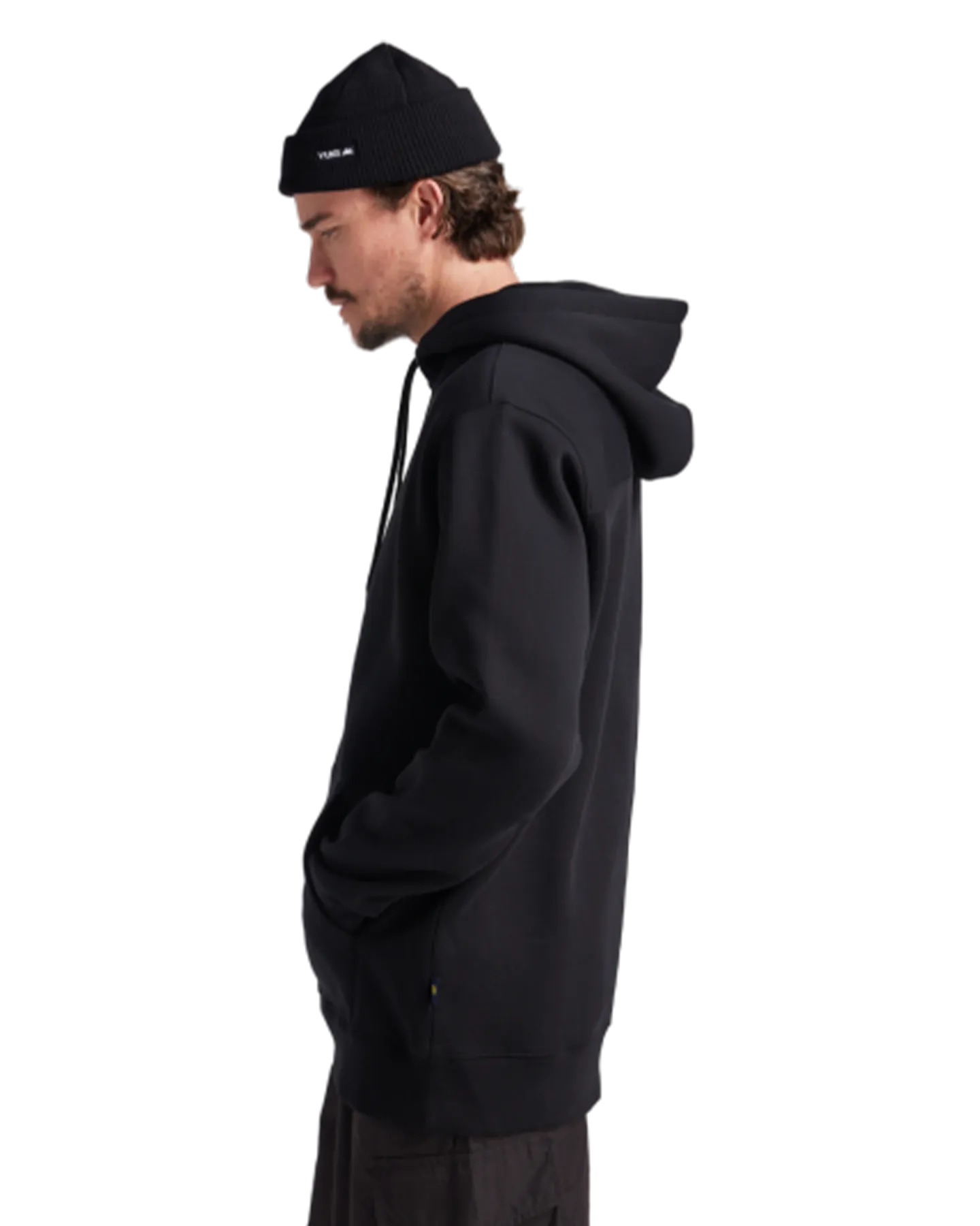 Yuki Threads Relaxed Old Mate Hoodie - Black