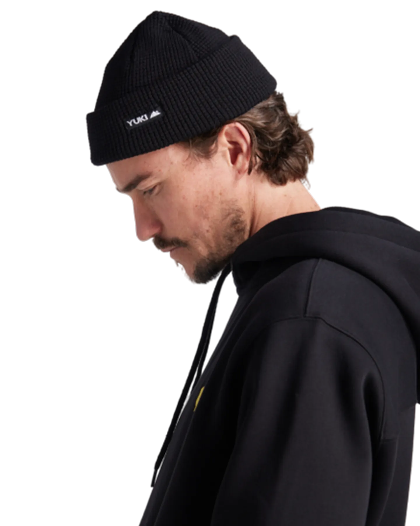 Yuki Threads Relaxed Old Mate Hoodie - Black