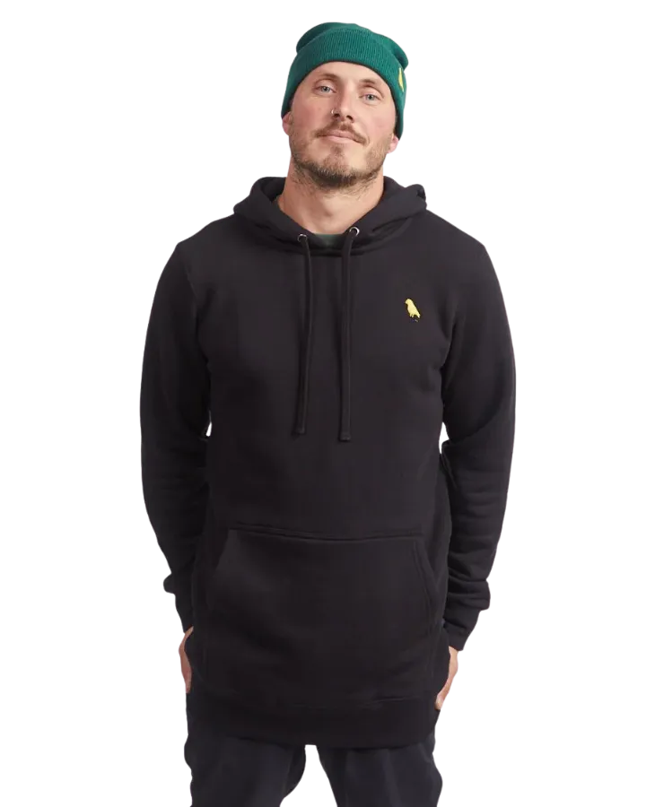 Yuki Threads Slim Old Mate Hoodie - Black